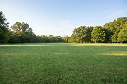 A large green lawn