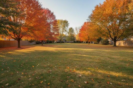 Month by month lawn care guide, autumnal lawn